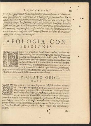 Apologia Confessionis.