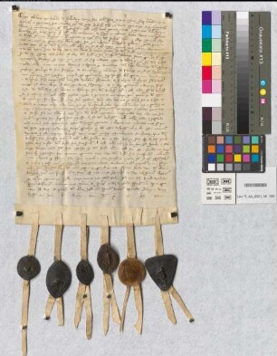 Gerlach, Edelherr von Dollendorf, trägt dem Erzbischof Sifrid seine Schlösser Dollendorf und Kronenburg auf.