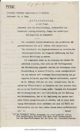 Zuständigkeit von Einzellandtagen in Fragen der auswärtigen Politik