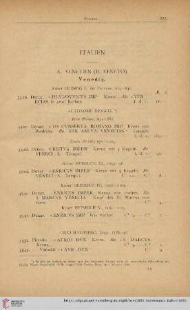 Italien (Nr. 3526-5229)
