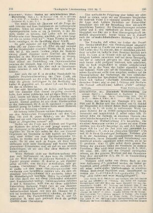 156-158 [Rezension] Uttendörfer, Otto, Zinzendorfs Weltbetrachtung