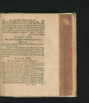Titulus XXIX. Per quas Personas nobis Obligatio acquiritur.