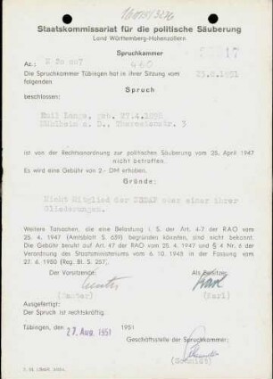 Lange, Emil