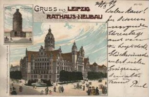 Gruss aus Leipzig: Rathaus-Neubau