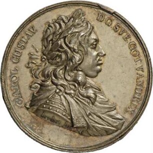 Medaille auf den Zug des schwedischen Heeres über den Großen Belt, 1658