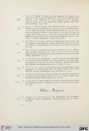 Glas- Fayence (Nr. 21-78)
