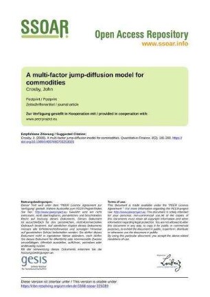 A multi-factor jump-diffusion model for commodities