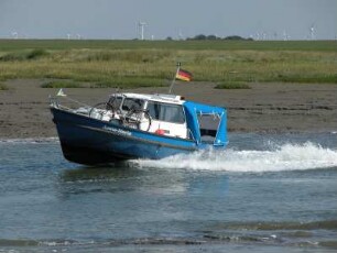 Fahrrinne zur Nordseeinsel Baltrum