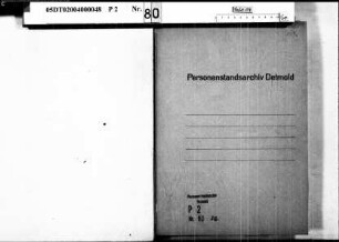 Zivilstandsregister der Juden der Gemeinde Lütgeneder, Kreis Warburg (Duplikate) (GHT 1810-1813 1810-1822, A 1811). (Gemeinde: Lütgeneder)