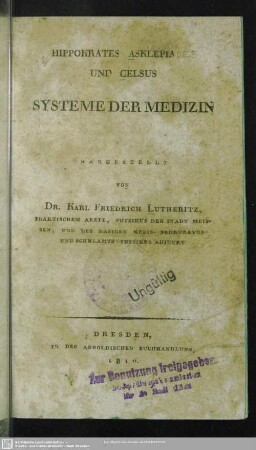 Systeme der Medizin