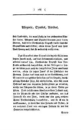 Allegorie, Symbol, Attribut
