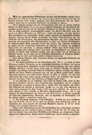 Jahres-Bericht des unter dem allerhöchsten Schutze Ihrer Majestät der Königin-Mutter stehenden Kinder-Spitals in München. 14. 1859/60 (1860)
