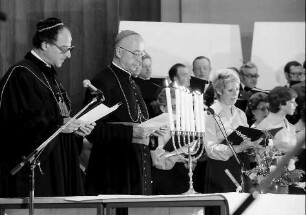 Freiburg: St. Ursula; christlich - jüdischer Gottesdienst mit Landesrabbiner Dr. Levinson (Heidelberg) und Weihbischof Karl Flügel (Regensburg)