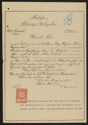Material zu Hugo von Hofmannsthal