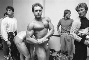 Bodybuilding-Wettbewerb im 'Haus des Handwerks', Bielefeld