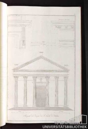 Prospetto del Tempio di S. Nicola de' Tolentini