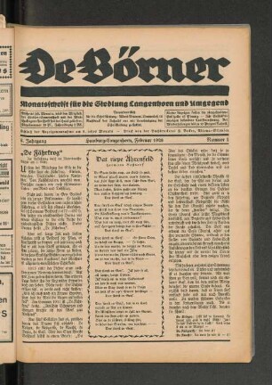 Februar 1928 Nummer 2