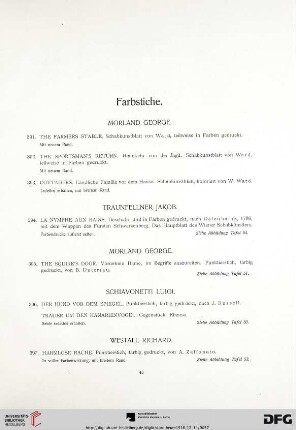 Farbstiche (Nr. 391-414)