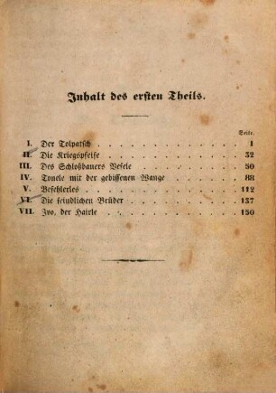 Schwarzwälder Dorfgeschichten, 1