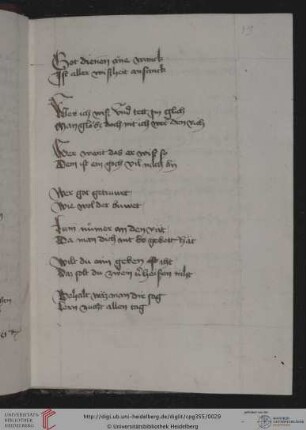 Anonyme Spruchsammlung (aus Freidank, Cato [Disticha], Ulrich von Zazikhoven [Lanzelet], Boner [Edelstein], Walther von der Vogelweide, "Salomon und Markolf", Sprichwörter)