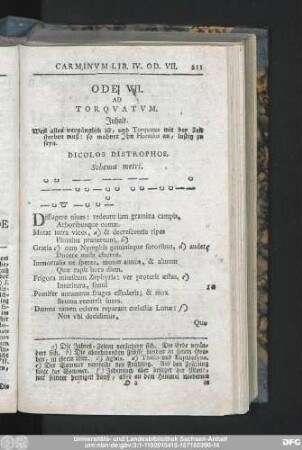 Ode VII. Ad Torquatum.