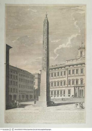 Rom, Piazza Montecitorio, Obelisk