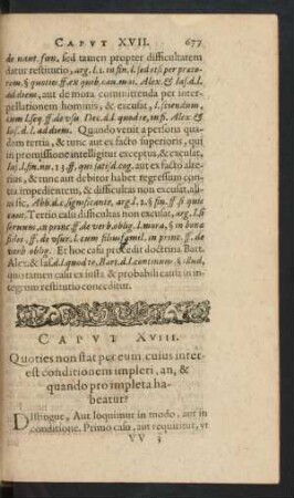 Capvt XVIII.