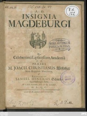 Insignia Magdeburgi