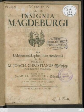 Insignia Magdeburgi
