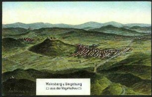 Weinsberg und Umgebung aus der Vogelschau