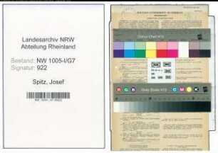 Entnazifizierung Josef Spitz , geb. 28.01.1897 (Postschaffner)
