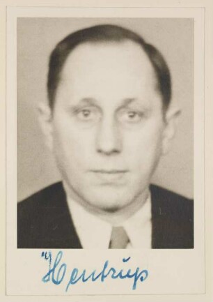 Hentrup, Fördermaschinist