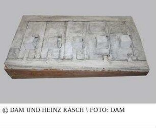 Unbekanntes Projekt (Siedlung mit 2 austauschbaren Haustypen) - Städtebauliches Modell
