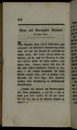 Neun und Neunzigster Abschnitt. Fernando stirbt