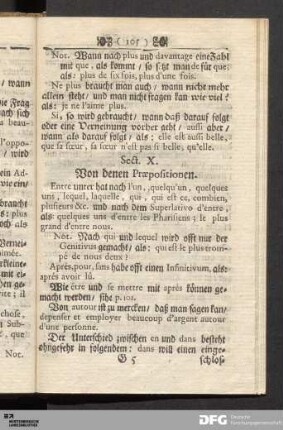 Sect. X. Von denen Præpositionen.