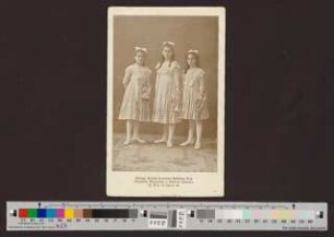Königs Cornet-à-piston-Solisten-Trio : Charlotte, Margarete u. Melanie Schlisske