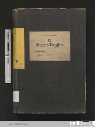 Sterberegister Stadt Frankfurt (Oder) 1882, Urkunde 1-454