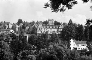 Baden-Baden: Bergschloss, von gegenüberliegender Talseite