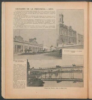 Ciudades de la provincia - Azul