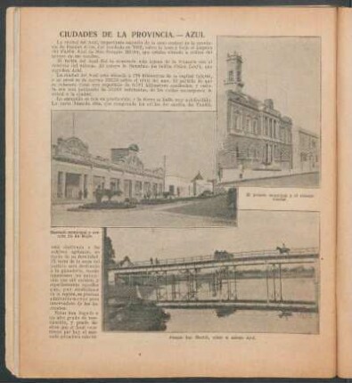 Ciudades de la provincia - Azul