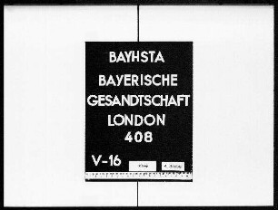 Briefwechsel von Joseph Xaver Graf von Haslang mit Jakob Olivier (später Freiherr von) Cornet, dem kurbayerischen und kurpfälzischen Vertreter im Haag.
