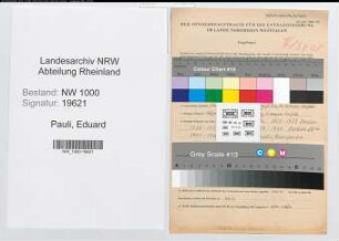Entnazifizierung Eduard Pauli, geb. 24.01.1903 (Beamter)