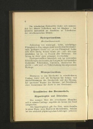 Krankheiten des Herzmuskels.