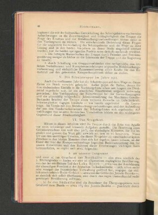 V. Die Schutztruppe im Jahre 1911.