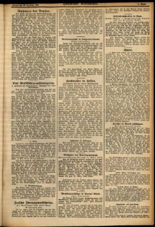 Zweite Ausgabe vom Donnerstag, den 29. Dezember 1927.