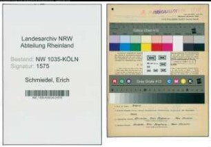 Entnazifizierung Erich Schmiedel , geb. 30.09.1901 (Technischer Angestellter)