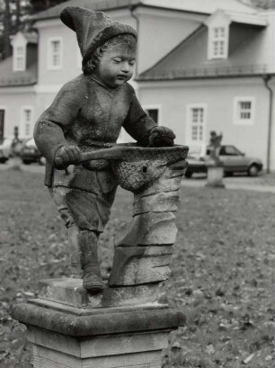 Putto - Fischer mit Netz