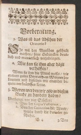 Vorbereitung