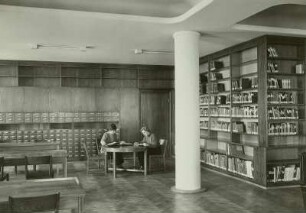 Landesbibliothek, Marienallee : Dresden, Marienallee 12, Sächsische Landesbibliothek, 2. Stock, Musiklesesaal