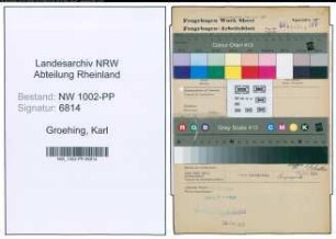 Entnazifizierung Karl Groehing , geb. 13.04.1897 (Verwaltungsbeamter)